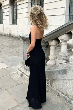 Latoya Knitted Maxi Dress - Y2K Summer, 90s Fashion, Grunge, Retro Style, Y2K Party Outfit