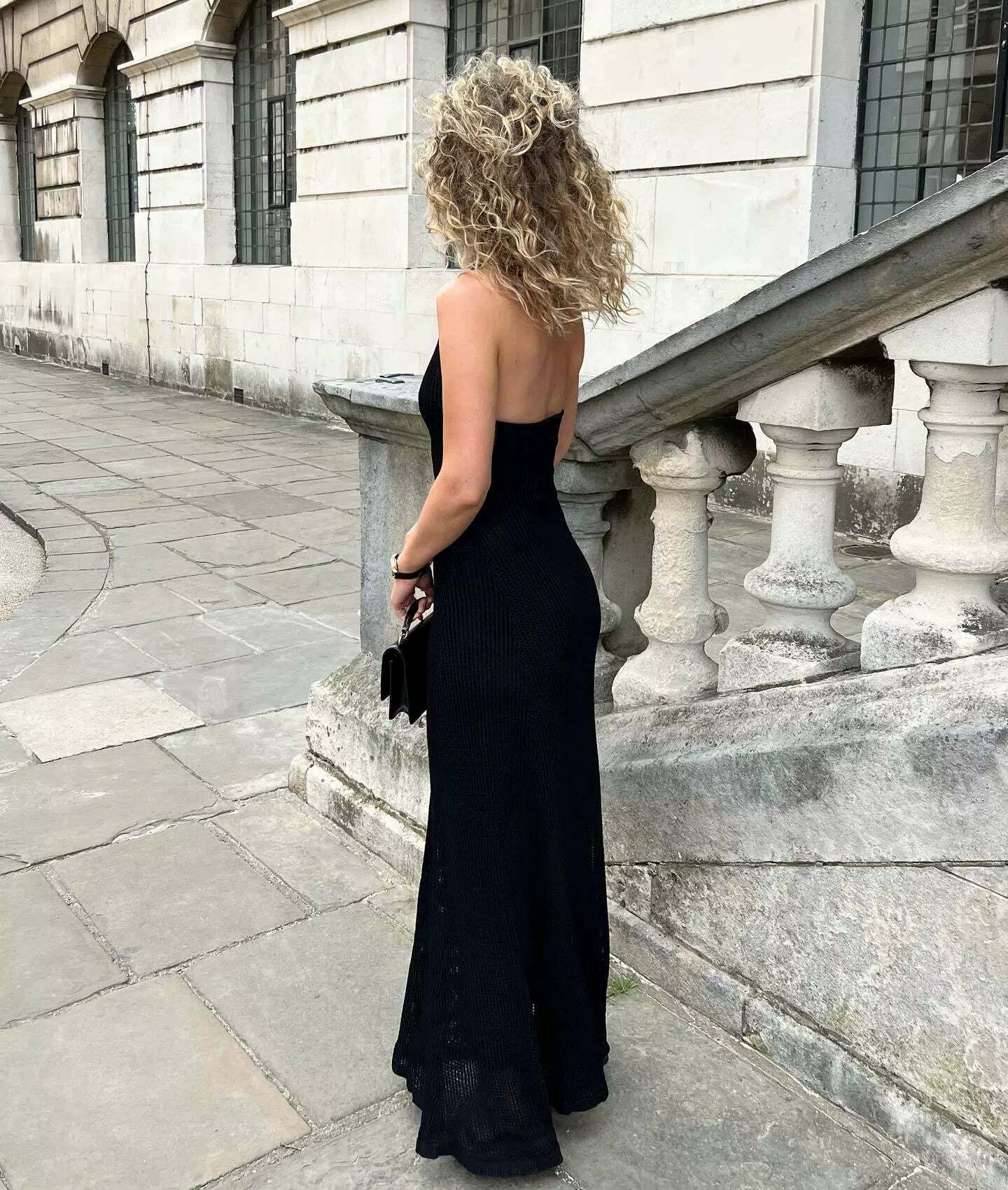 Latoya Knitted Maxi Dress - Y2K Summer, 90s Fashion, Grunge, Retro Style, Y2K Party Outfit