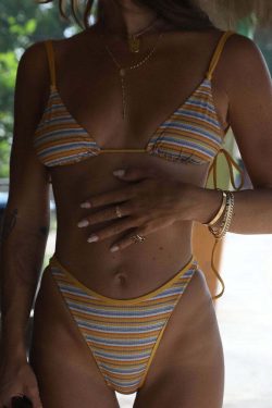 Laurel Bikini Set - Y2K Summer Outfits, 90s Fashion, Grunge, Retro Style, Y2K Beachwear