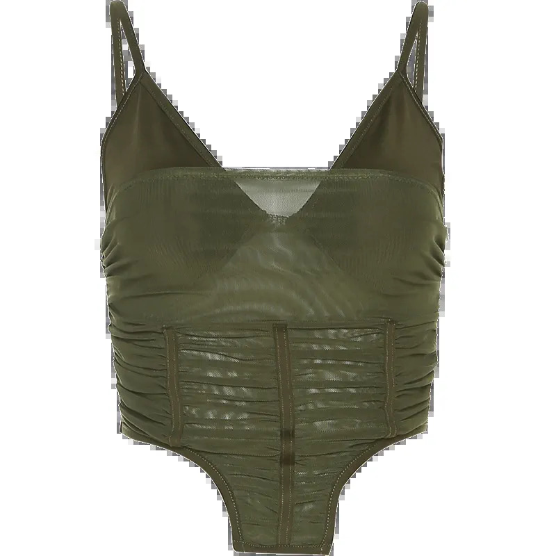Layan Mesh Top - Y2K Summer Grunge, 90s Retro, Pastel Goth, Y2K Party & Club Outfits