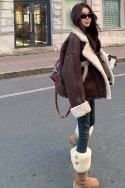 Layloni Leather Jacket - Y2K Grunge & 90s Fashion, Retro Summer & Party Outfits for Women
