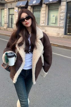 Layloni Leather Jacket - Y2K Grunge & 90s Fashion, Retro Summer & Party Outfits for Women