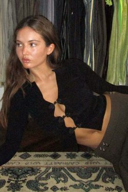 Leigha Long Sleeve Top - Y2K Summer Grunge, 90s Fashion, Retro Style, Pastel Goth, Y2K Club