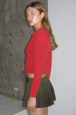 Leigha Long Sleeve Top - Y2K Summer Grunge, 90s Fashion, Retro Style, Pastel Goth, Y2K Club
