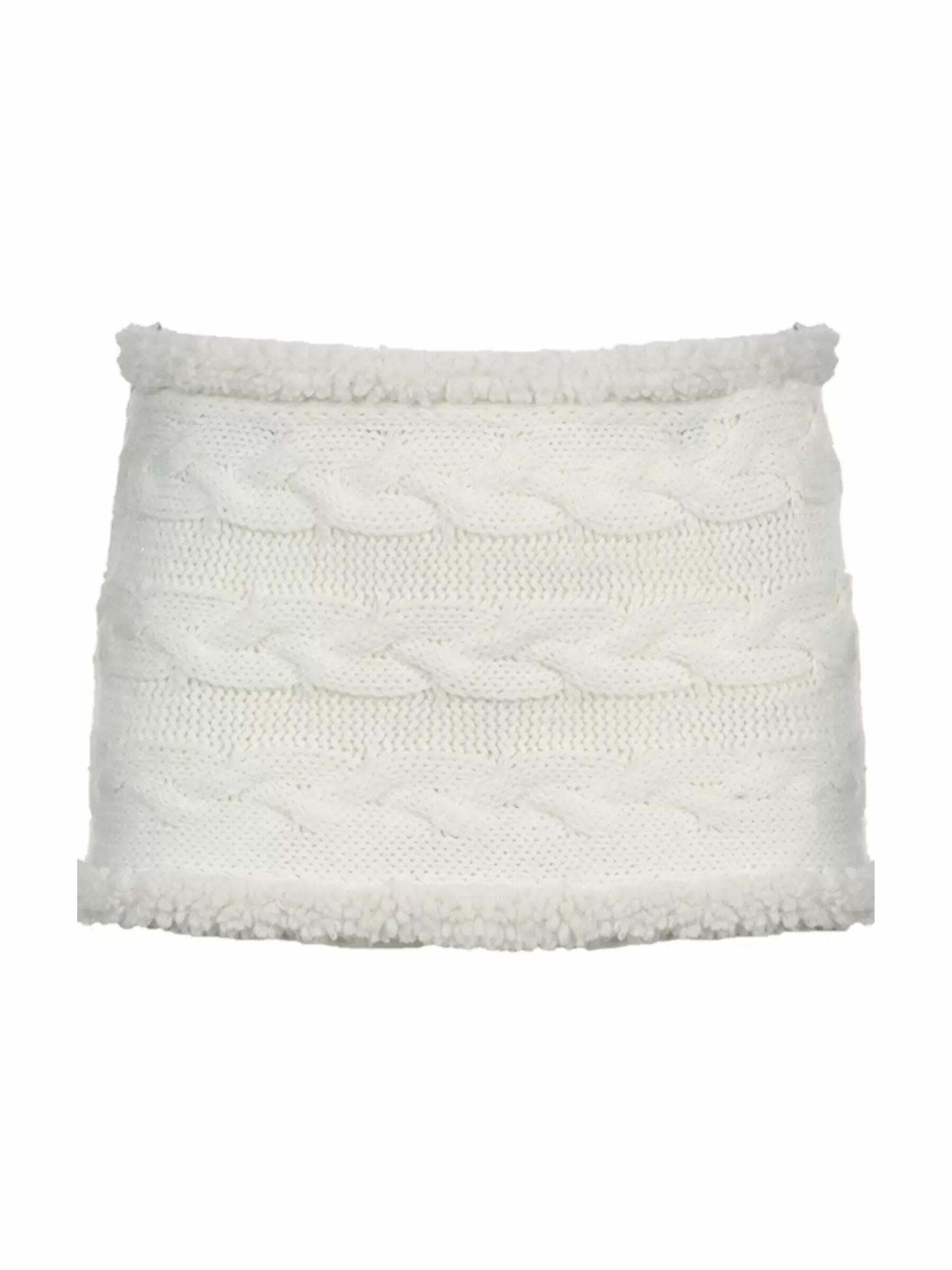 Leina Wool Mini Skirt - Y2K Summer, 90s Fashion, Grunge, Retro, Pastel Goth, Y2K Party