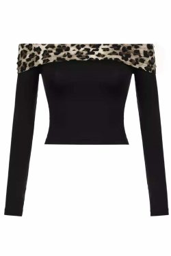 Leopard Print Low Waist Y2K Shorts & Top - 90s Grunge Summer Outfit, Retro Y2K Fashion