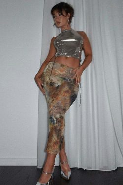 Liah Strappy Tank Top - Y2K Summer Grunge, 90s Retro, Pastel Goth, Y2K Party & Club Out