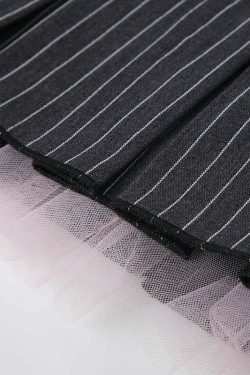 Liara Striped Mini Skirt - Y2K Summer, 90s Fashion, Grunge, Retro, Pastel Goth, Y2K