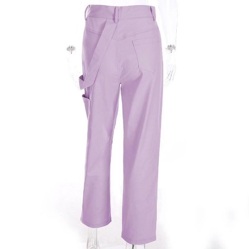 Lilac Cargo Pants - Y2K Summer Grunge Outfit, 90s Fashion, Retro Style, Y2K Club & Party Look