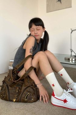 Lillyann Retro Shoulder Bag - Y2K Summer, 90s Grunge, Pastel Goth, Y2K Party & Club Outfits