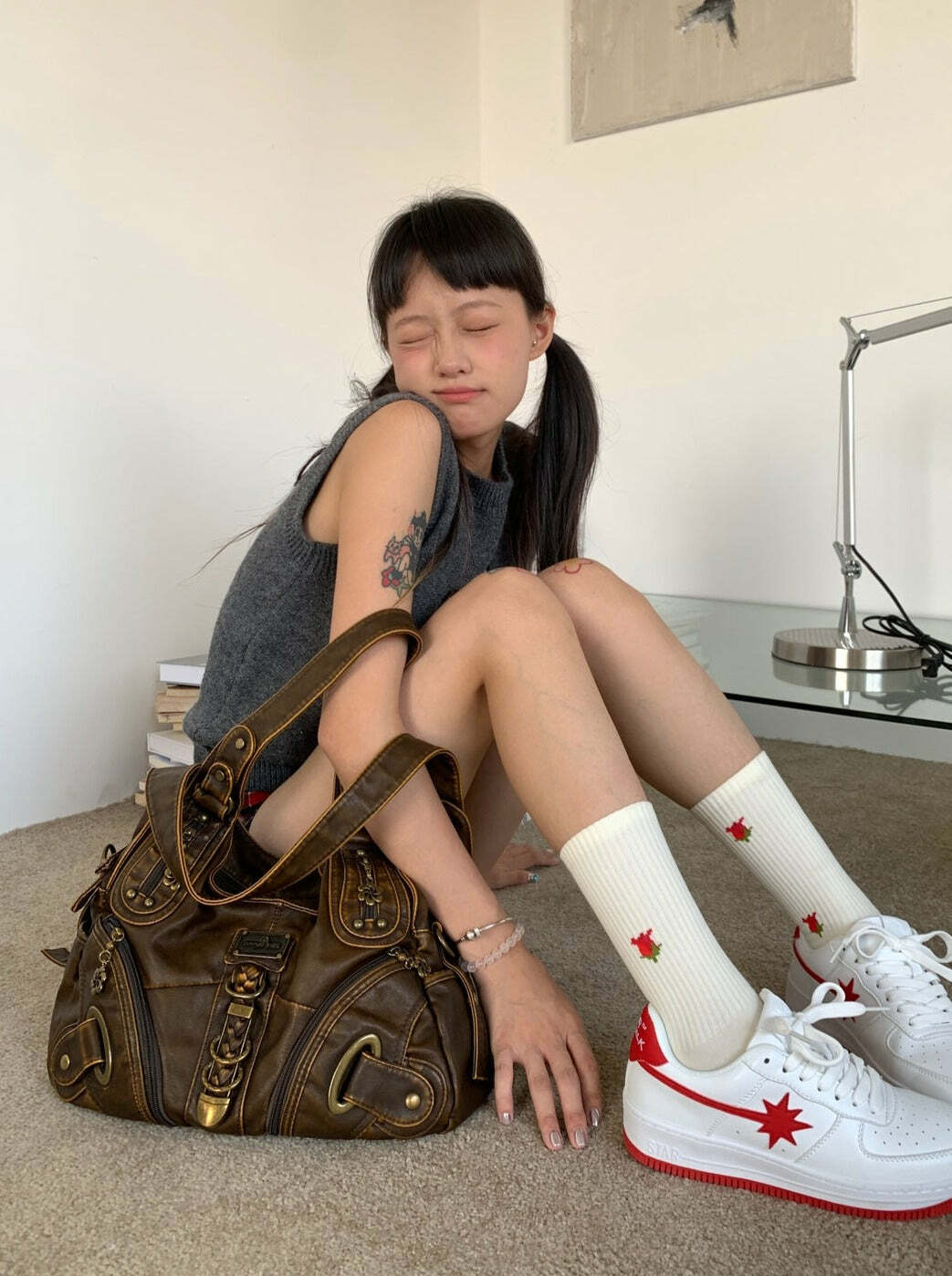 Lillyann Retro Shoulder Bag - Y2K Summer, 90s Grunge, Pastel Goth, Y2K Party & Club Outfits