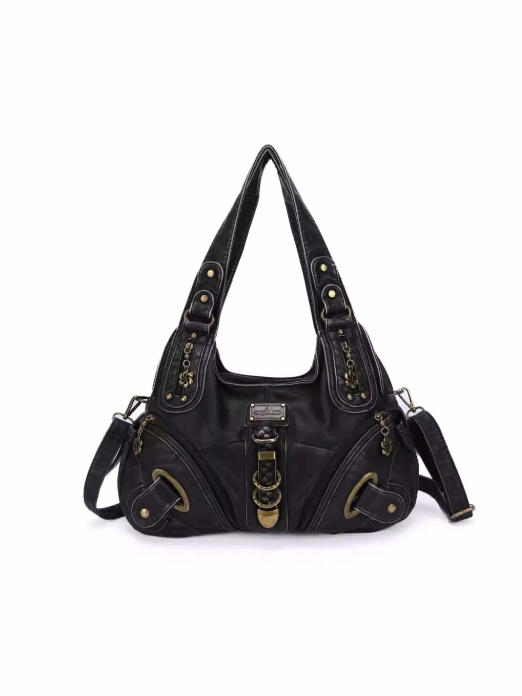 Lillyann Retro Shoulder Bag - Y2K Summer, 90s Grunge, Pastel Goth, Y2K Party & Club Outfits
