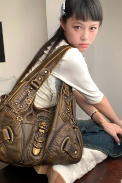 Lillyann Retro Shoulder Bag - Y2K Summer, 90s Grunge, Pastel Goth, Y2K Party & Club Outfits