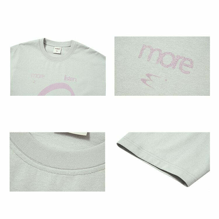 Listen More Tee - Y2K Summer Grunge, 90s Retro, Pastel Goth, Y2K Popstar & Club Outfits
