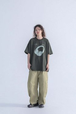 Listen More Tee - Y2K Summer Grunge, 90s Retro, Pastel Goth, Y2K Popstar & Club Outfits