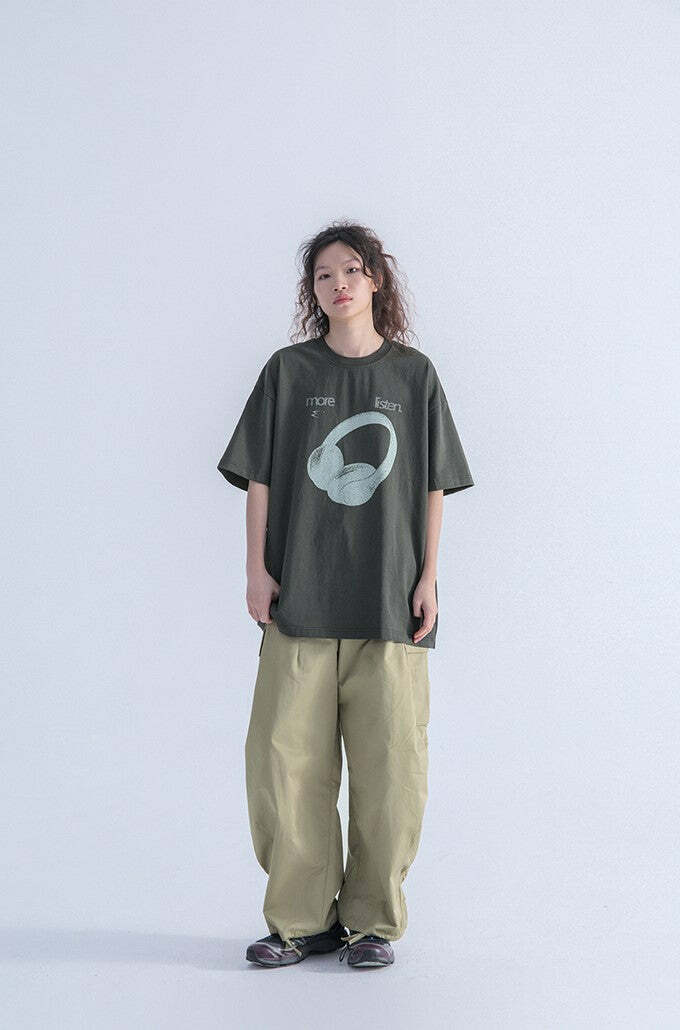 Listen More Tee - Y2K Summer Grunge, 90s Retro, Pastel Goth, Y2K Popstar & Club Outfits