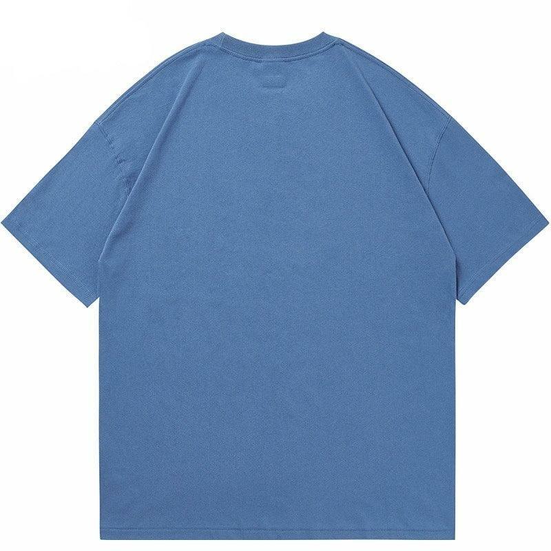 Look Back' Oversized Tee - Y2K Summer Grunge, 90s Retro, Pastel Goth, Y2K Club & Party