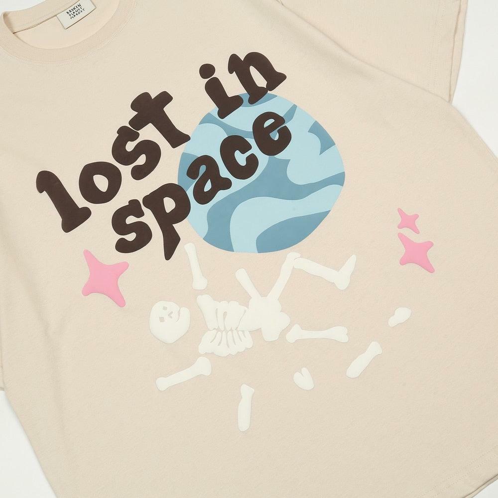 Lost In Space' Oversized Tee - Y2K Summer, 90s Grunge, Retro Goth, Baby Tees, Y2K