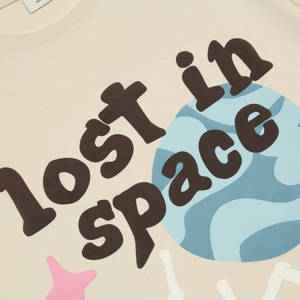 Lost In Space' Oversized Tee - Y2K Summer, 90s Grunge, Retro Goth, Baby Tees, Y2K