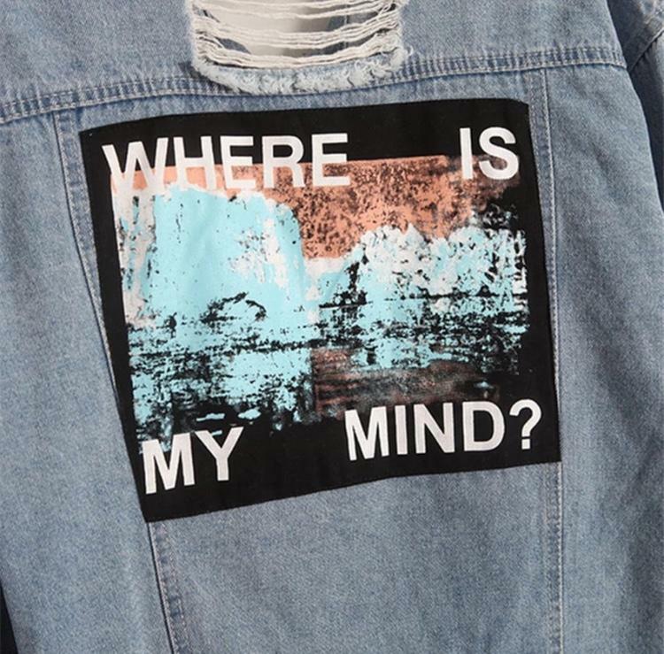 Lost in Translation Denim Jacket - Y2K Summer, 90s Grunge, Retro Style, Y2K Party & Club Outfits