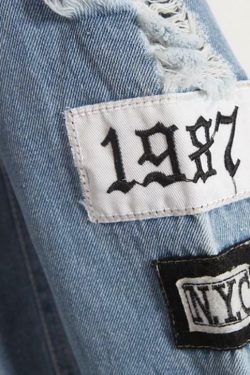 Lost in Translation Denim Jacket - Y2K Summer, 90s Grunge, Retro Style, Y2K Party & Club Outfits
