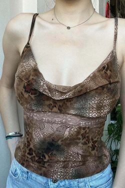 Lottie Lace Cowl Neck Top - Y2K Summer, 90s Fashion, Grunge, Retro, Pastel Goth, Y2K