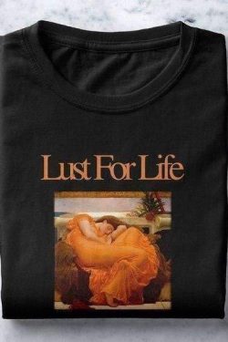 Lust For Life Shirt - Y2K Summer Grunge Top, 90s Retro Fashion, Pastel Goth, Y2K Party Outfit