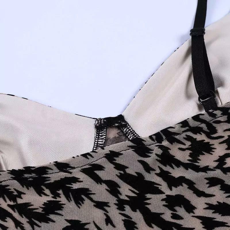 Lyza Leopard Spaghetti Top - Y2K Summer, 90s Grunge, Retro Style, Y2K Party & Club Outfits
