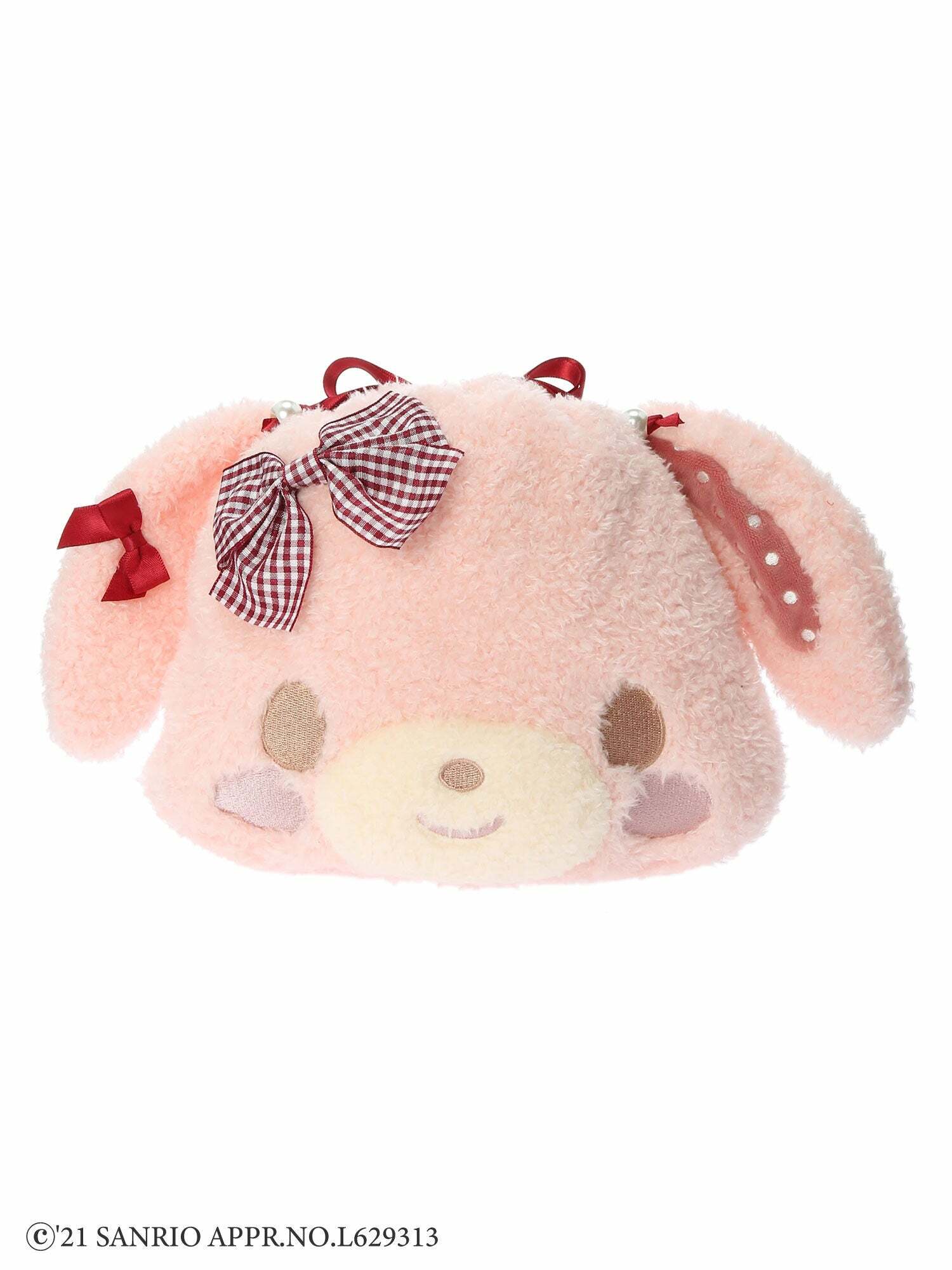 Maison De Fleur x Bonbonribbon Plush Pouch - Y2K Grunge, 90s Retro, Pastel Goth, Summer Y2
