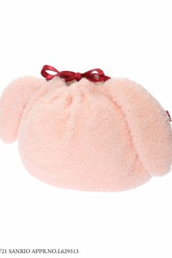 Maison De Fleur x Bonbonribbon Plush Pouch - Y2K Grunge, 90s Retro, Pastel Goth, Summer Y2