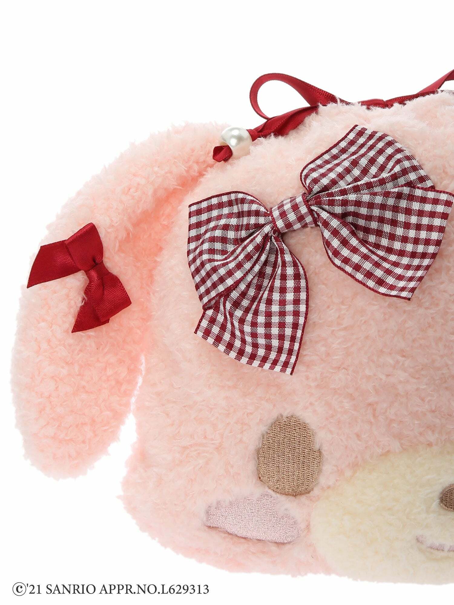 Maison De Fleur x Bonbonribbon Plush Pouch - Y2K Grunge, 90s Retro, Pastel Goth, Summer Y2