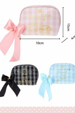 Maison De Fleur x Cinnamoroll Coin Pouch - Y2K Grunge, 90s Retro, Pastel Goth, Summer Y2