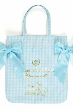 Maison De Fleur x Cinnamoroll Y2K Grunge 90s Retro Large Capacity Bow Tote Bag