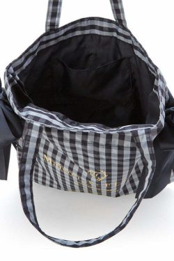 Maison De Fleur x Kuromi Y2K Grunge 90s Retro Large Capacity Bow Tote Bag