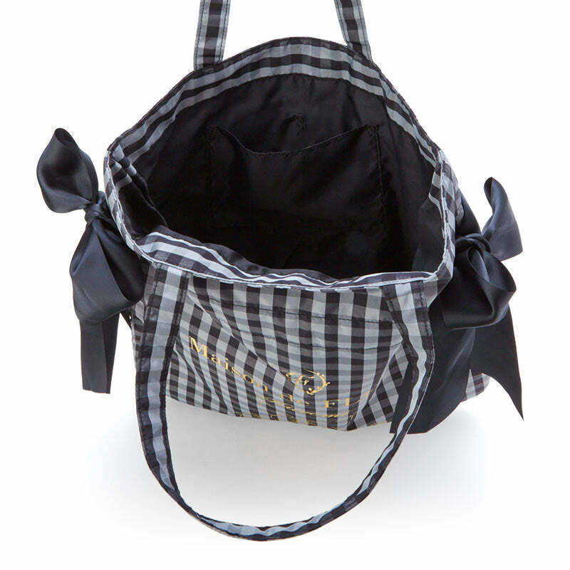 Maison De Fleur x Kuromi Y2K Grunge 90s Retro Large Capacity Bow Tote Bag