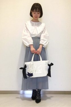 Maison De Fleur x Miffy & Dan Y2K Grunge Canvas Handbag - 90s Retro Summer Fashion
