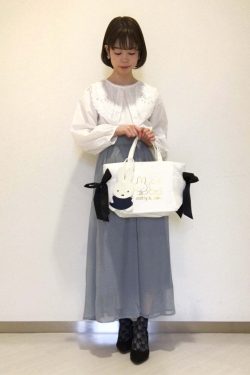 Maison De Fleur x Miffy & Dan Y2K Grunge Canvas Handbag - 90s Retro Summer Fashion