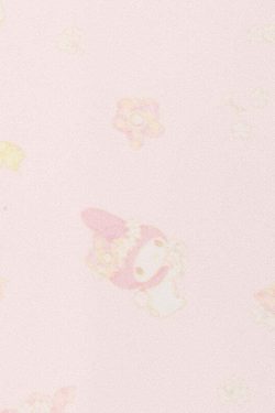 Maison De Fleur x My Melody Y2K Tote Bag with Cute Ribbon - Retro 90s Grunge Summer Fashion