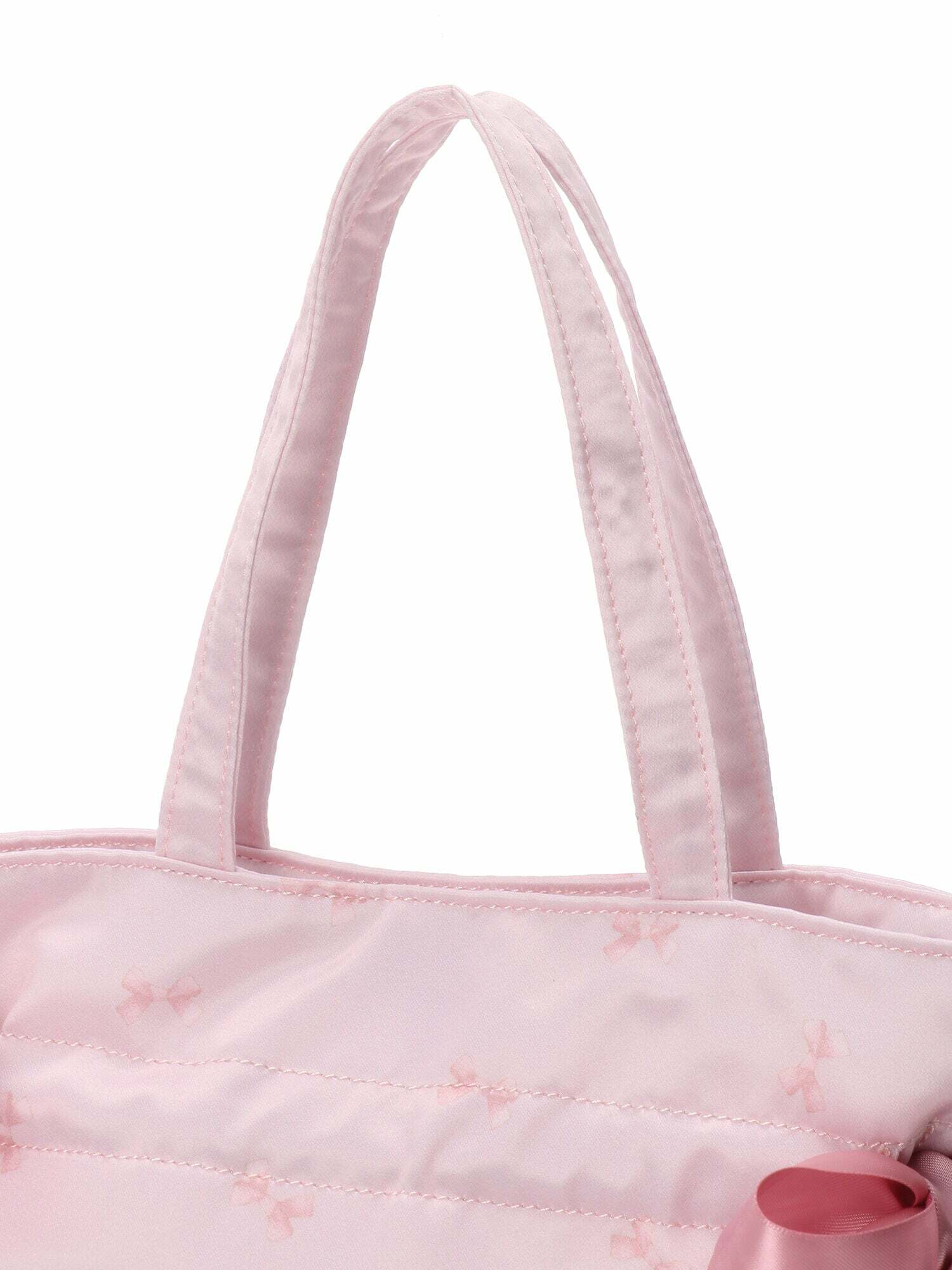 Maison De Fleur x My Melody Y2K Tote Bag with Cute Ribbon - Retro 90s Grunge Summer Fashion