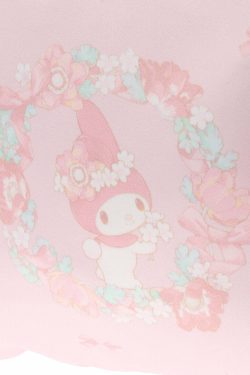 Maison De Fleur x My Melody Y2K Tote Bag with Cute Ribbon - Retro 90s Grunge Summer Fashion