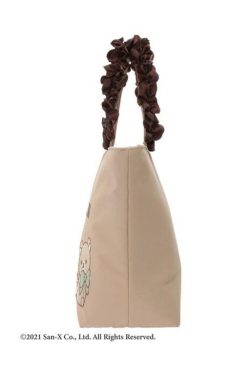 Maison De Fleur x Rilakkuma Y2K Grunge Tote Bag - Retro 90s Fashion, Pastel Goth, Summer Outfits