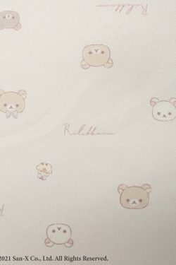 Maison De Fleur x Rilakkuma Y2K Grunge Tote Bag - Retro 90s Fashion, Pastel Goth, Summer Outfits