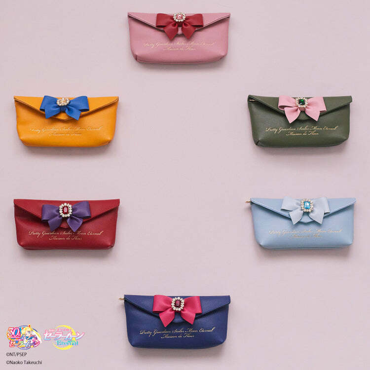 Maison De Fleur x Sailor Moon Ribbon Makeup Bag - Y2K Grunge, 90s Retro, Pastel Goth Accessory