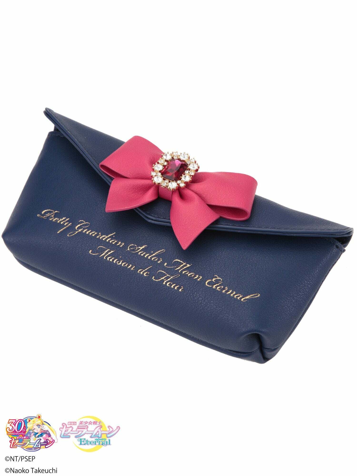 Maison De Fleur x Sailor Moon Ribbon Makeup Bag - Y2K Grunge, 90s Retro, Pastel Goth Accessory