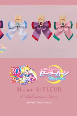 Maison De Fleur x Sailor Moon Y2K Ribbon Phone Accessory - Retro 90s Grunge Style