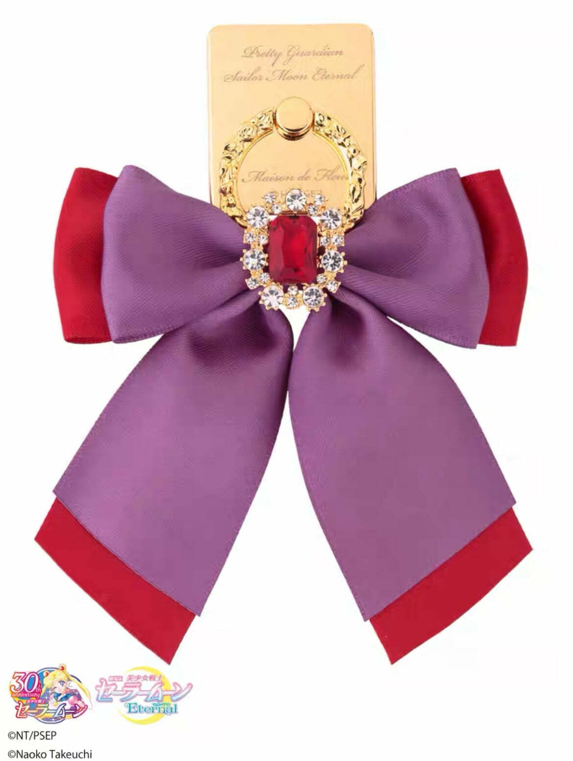 Maison De Fleur x Sailor Moon Y2K Ribbon Phone Accessory - Retro 90s Grunge Style
