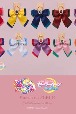 Maison De Fleur x Sailor Moon Y2K Ribbon Phone Accessory - Retro 90s Grunge Style