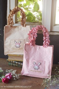 Maison De Fleur x Wish Me Mell Y2K Lace Tote Bag - Retro 90s Grunge Summer Fashion