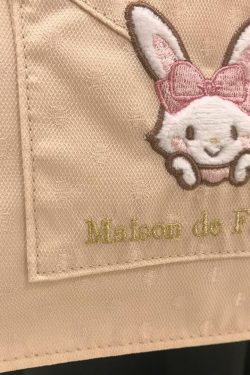 Maison De Fleur x Wish Me Mell Y2K Lace Tote Bag - Retro 90s Grunge Summer Fashion