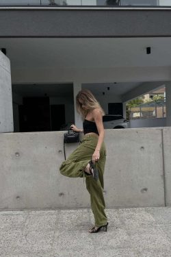 Mariella Loose Cargo Pants - Y2K Summer Grunge, 90s Retro Style, Y2K Club & Party Outfits